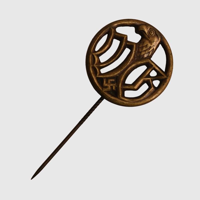 GERMAN WWII AUXILIARY WORKERS OF THE WEHRMACHT BADGE.