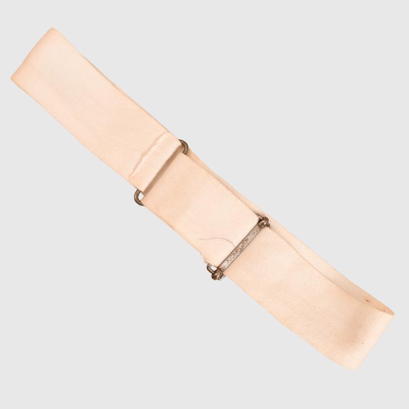 GERMAN WWII ARMY OFFICERS CAP WHITE BAND.