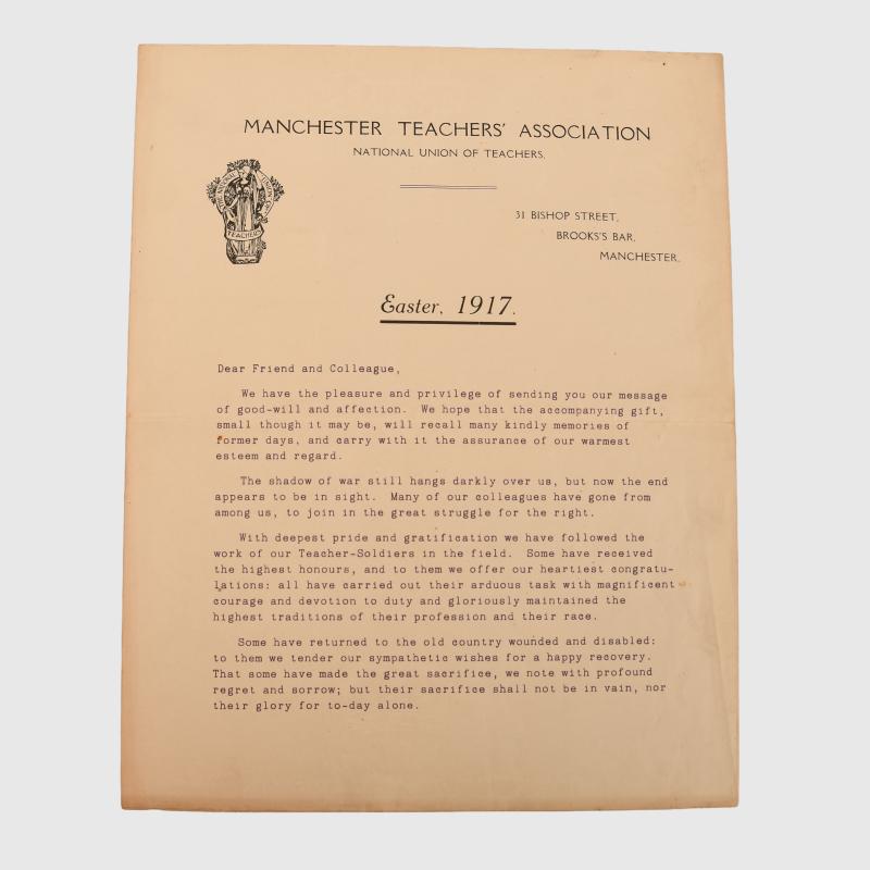 MANCHESTER CASUALTY TEACHER’S GROUPING.