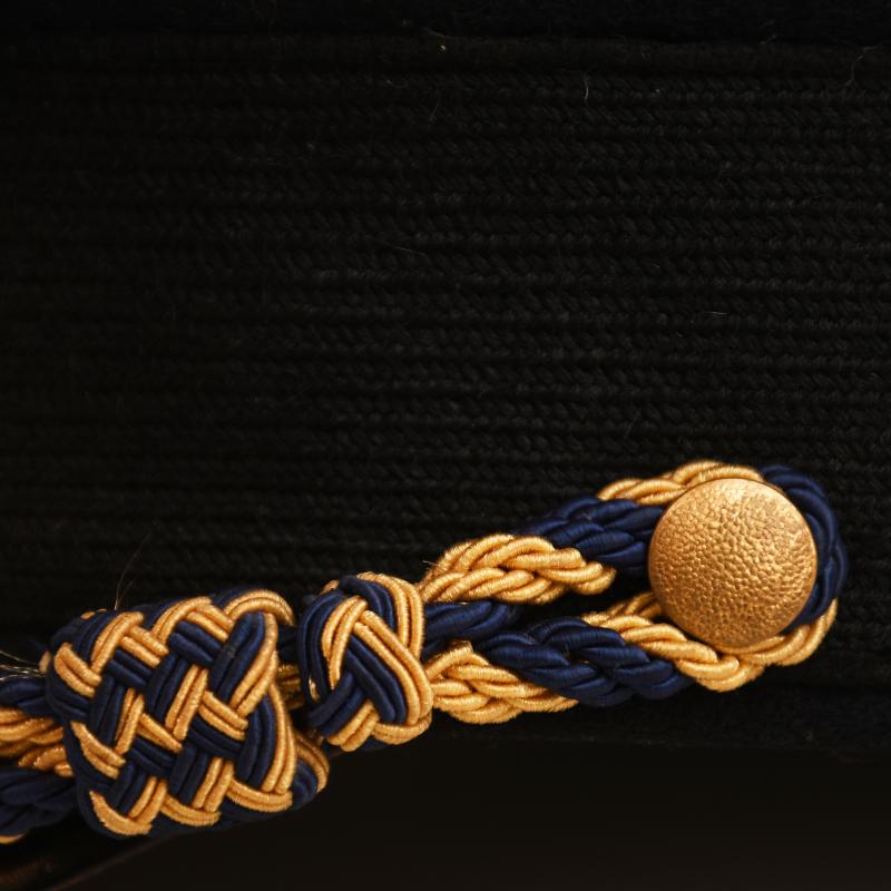 GERMAN WWII RAILWAY WATER POLICE OFFICIALS VISOR CAP.