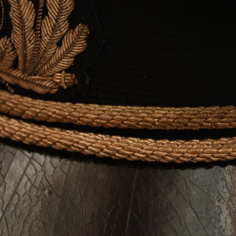 GERMAN WWII KRIEGSMARINE ADMINISTRATIVE SENIOR NCO VISOR CAP.