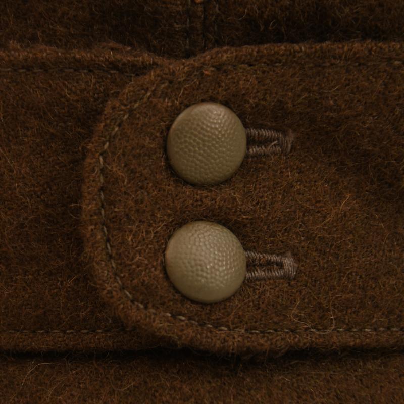 GERMAN WWII RMBO VISORED FIELD CAP.