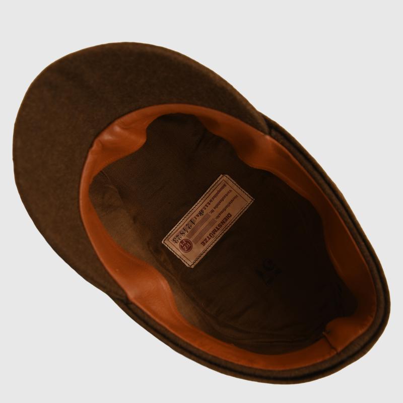 GERMAN WWII RMBO VISORED FIELD CAP.