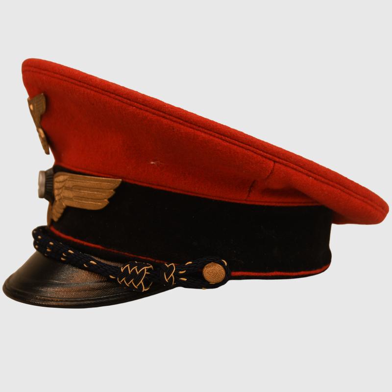 GERMAN WWII RAILWAY OFFICIALS VISOR CAP.