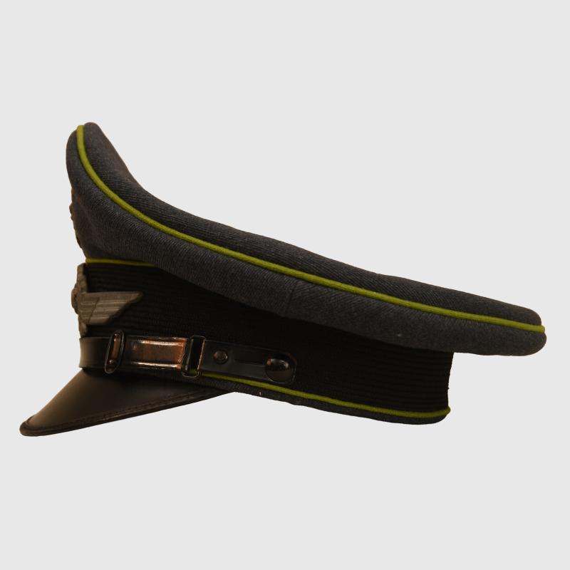 GERMAN WWII LUFTWAFFE AIR TRAFFIC CONTROL NCO VISOR CAP.