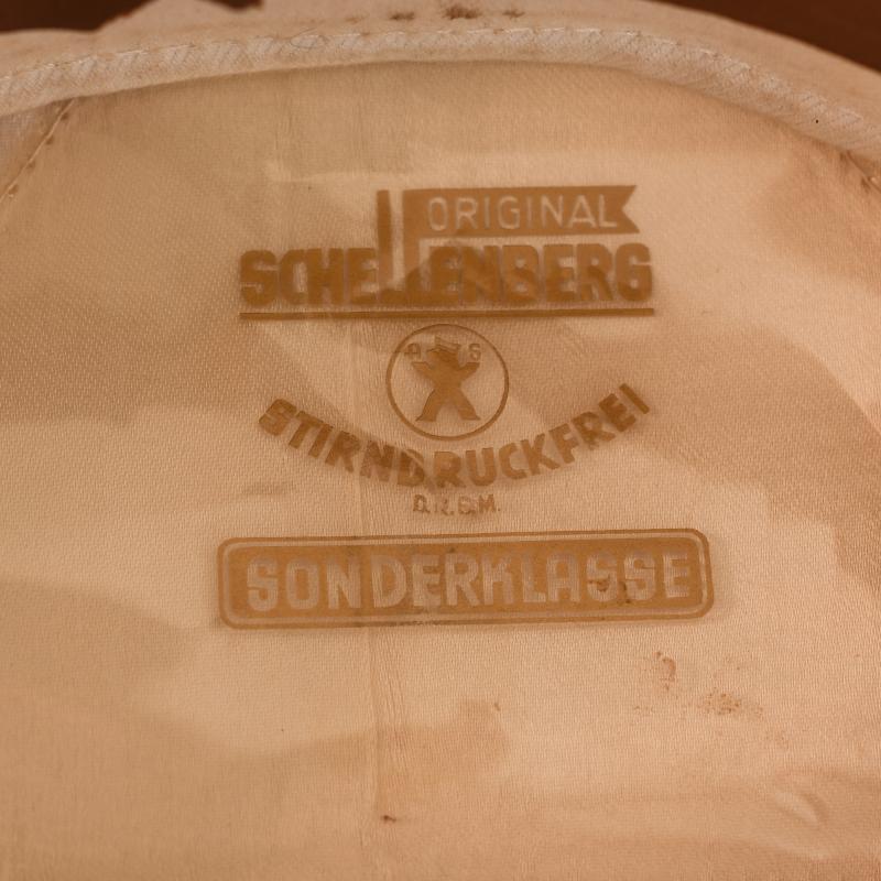 GERMAN WWII LUFTWAFFE FIELD DIVISION NCO WHITE TOP CAP.