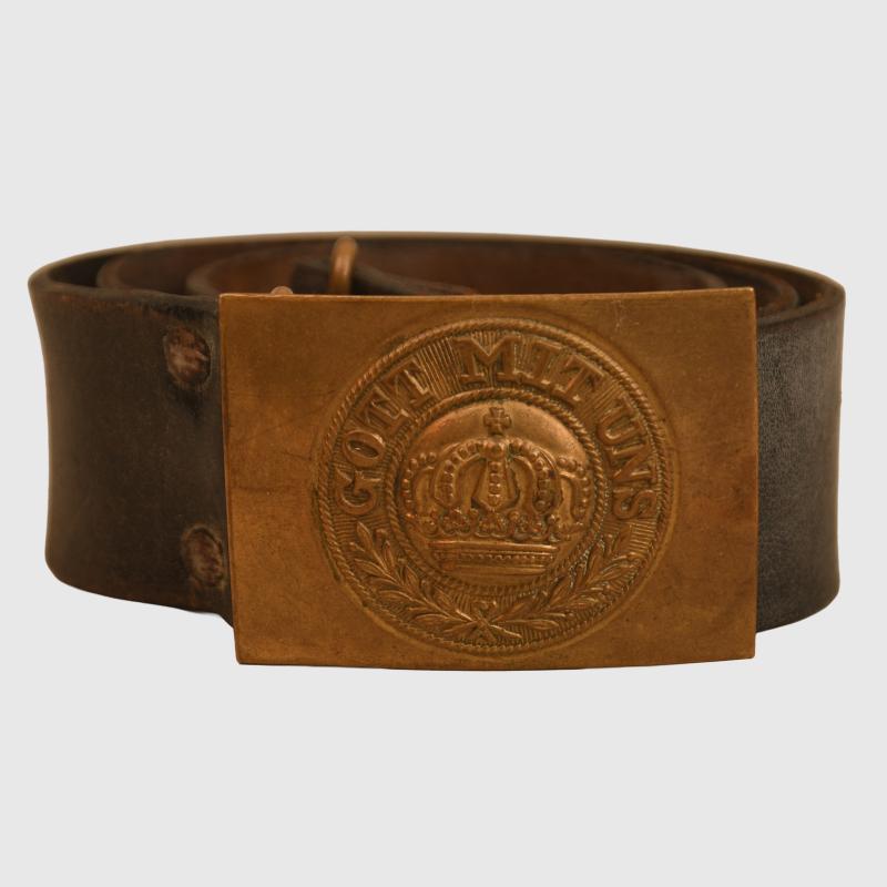 GERMAN WWI UNUSUAL PRUSSIAN BELT AND BUCKLE.