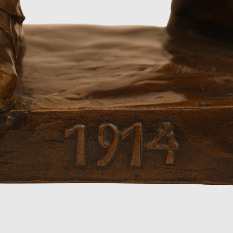 FRENCH WWI STANDING SOLDIER FIGURE.