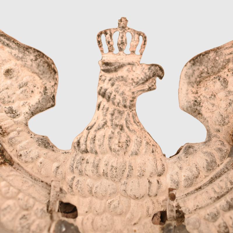 GERMAN WWI 1st or 3rd GUARD ULHAN REGIMENT OFFICERS HELMET PLATE.