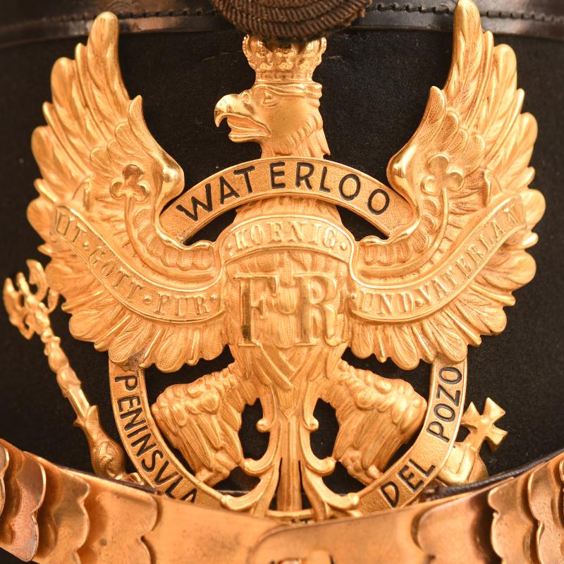 GERMAN WWI PRUSSIAN/HANOVARIAN OFFICERS SHAKO.