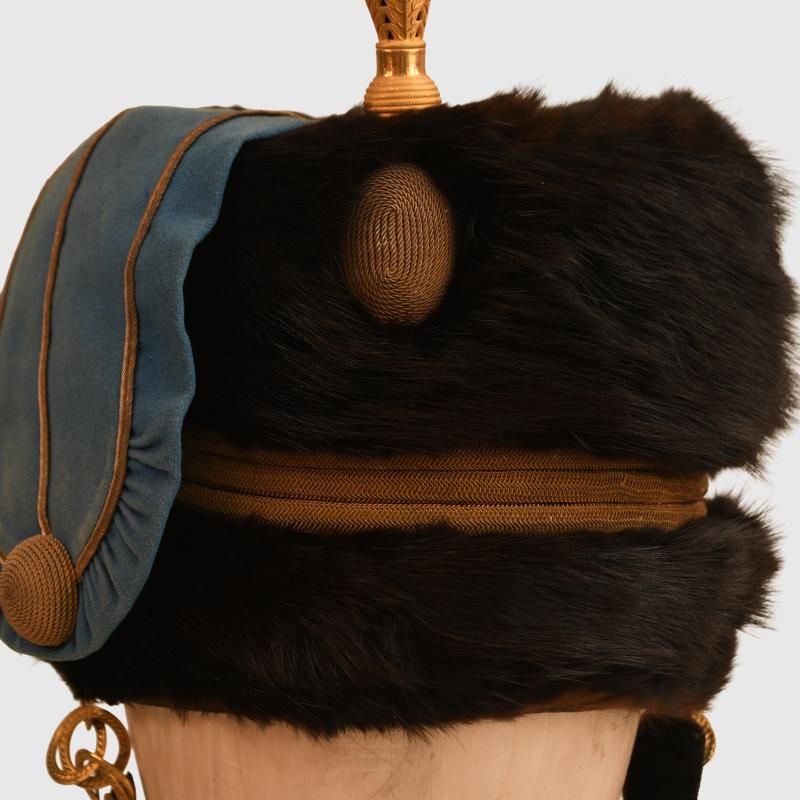 ENGLISH PRE WWI BRITISH 3RD (THE KING’S OWN) HUSSARS BUSBY.