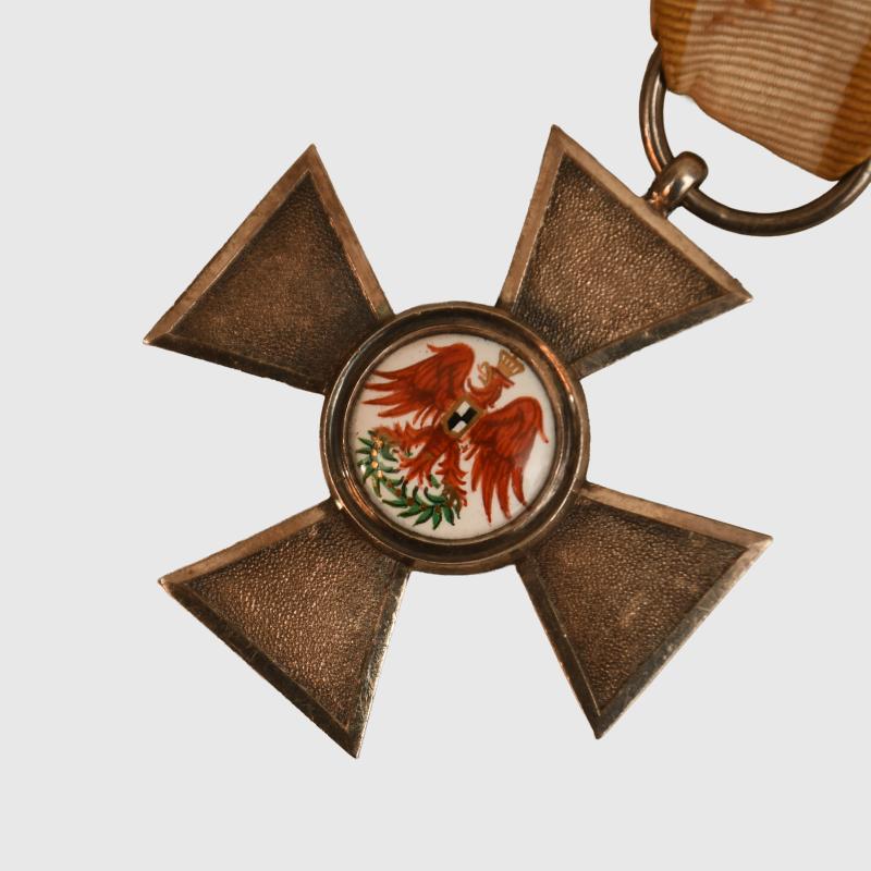 WWI GERMAN PRUSSIAN RED EAGLE ORDER CROSS 4TH CLASS.