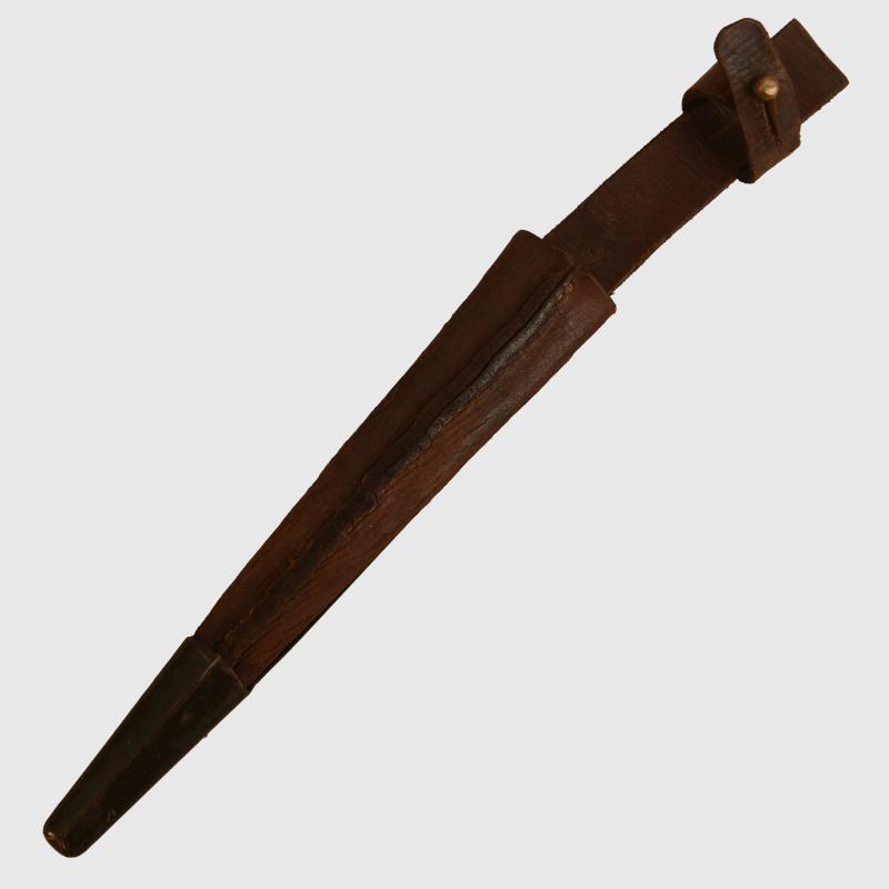 U.S. WWII OSS FIGHTING KNIFE SCABBARD, MODIFIED.