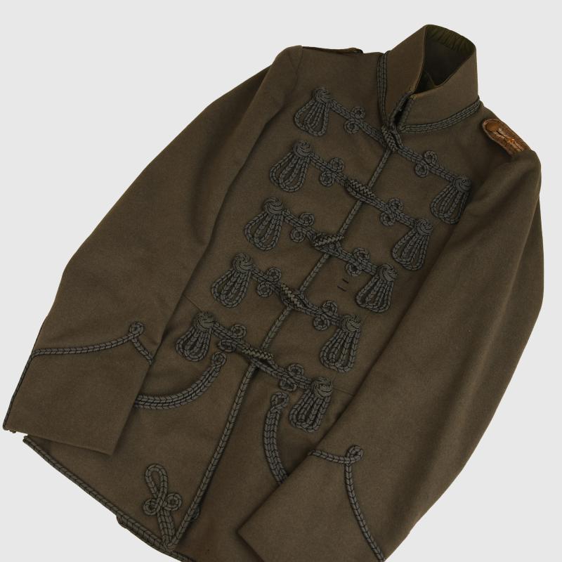 GERMAN WWI HUSSAR OFFICERS FIELD GREY TUNIC.