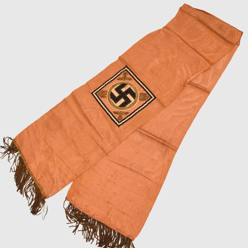 GERMAN WWII ADOLF HITLER WREATH RIBBON.