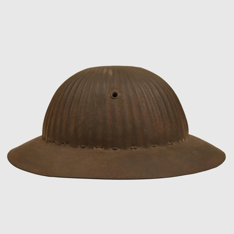 PORTUGUESE WWI ENLISTED RANKS COMBAT HELMET.