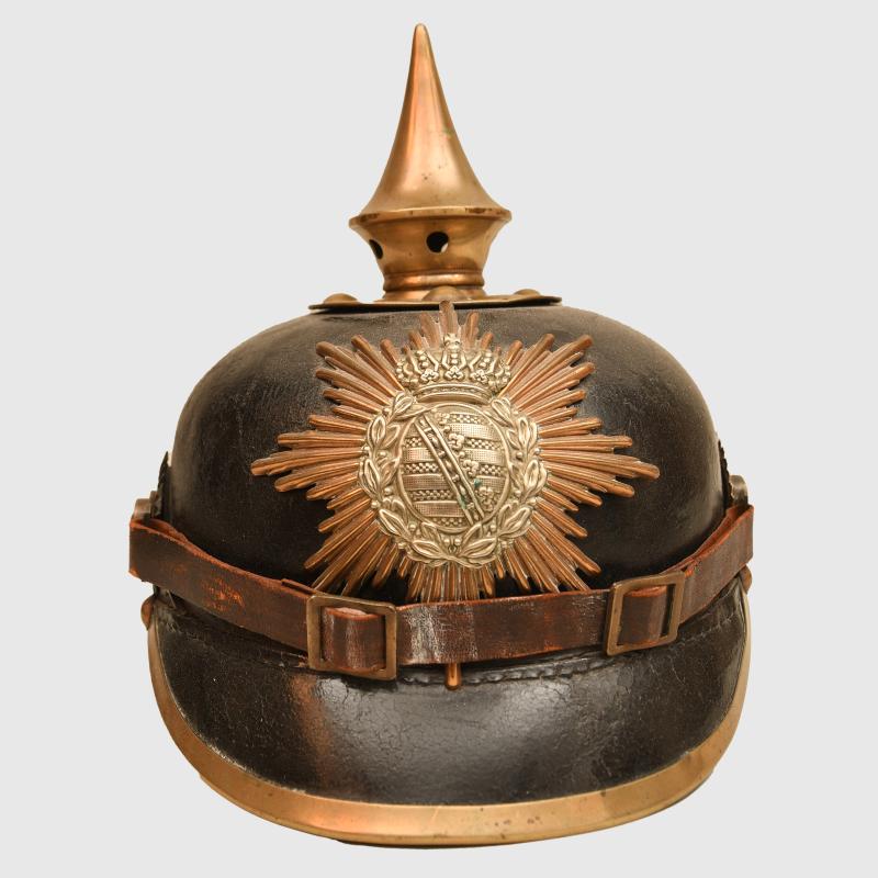GERMAN WWI SAXON PICKLEHAUBE.