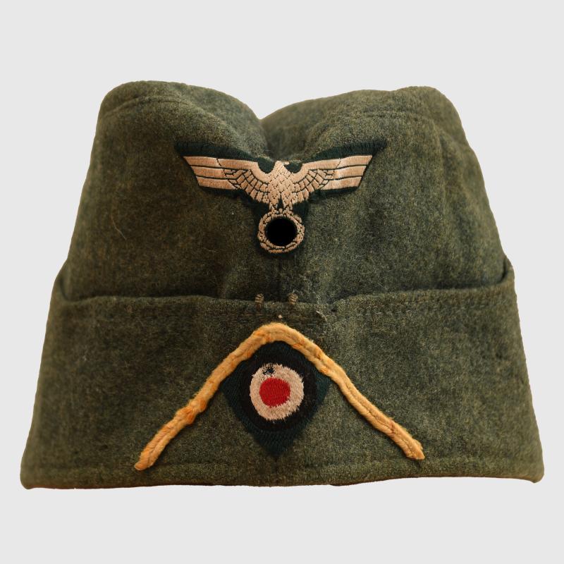 GERMAN WWII ARMY SIGNALS ENLISTED MANS OVERSEA’S CAP.