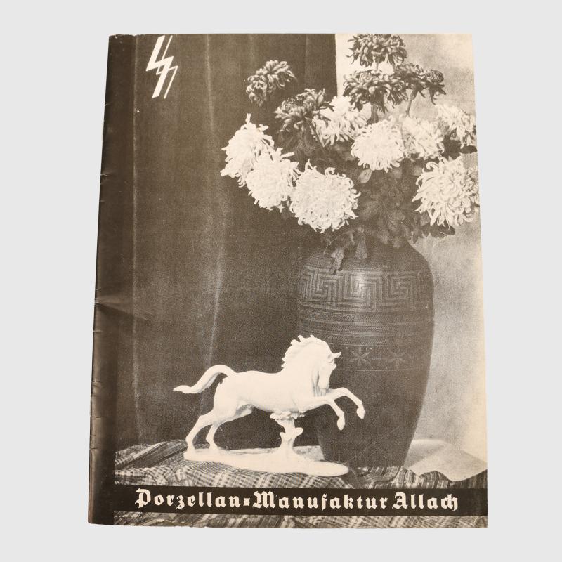 GERMAN WWII PORCELAIN MANUFACTURE ALLACH REPRINTED CATALOGUE.