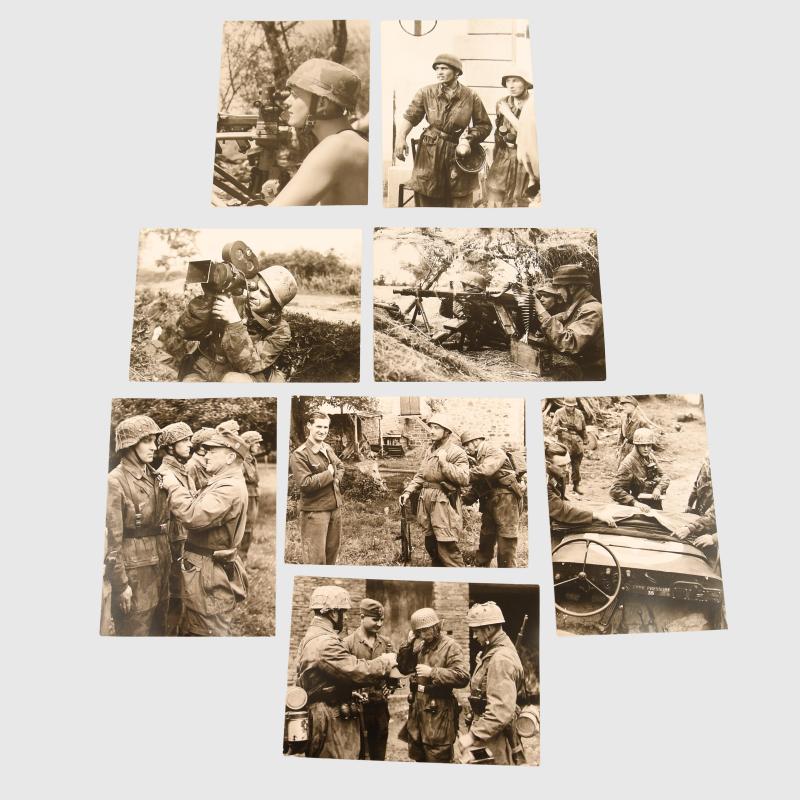 GERMAN WWII 8 PARATROOPER IMAGES FROM THE BUNDES ARCHIVE.