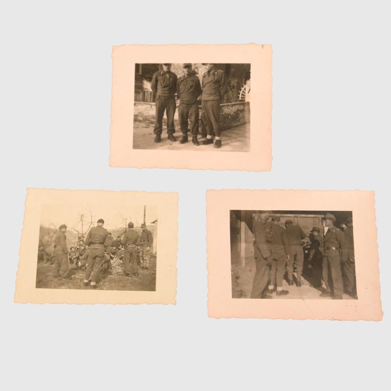 GERMAN WWII ASSAULT GUN PAPER GROUPING.