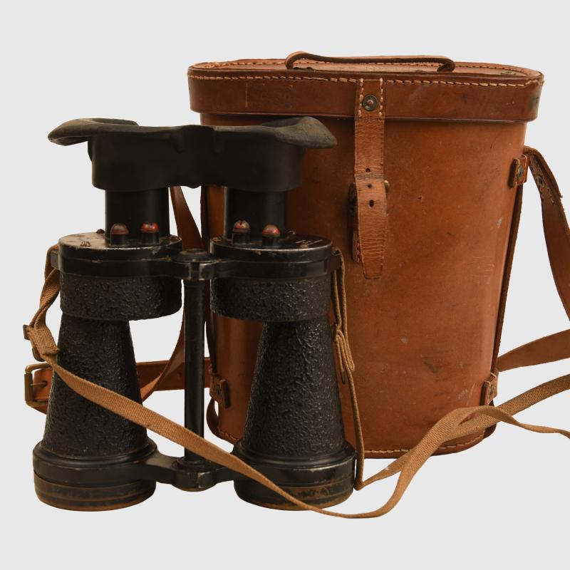 BRITISH WWII OFFICIAL ISSUE BINOCULARS.