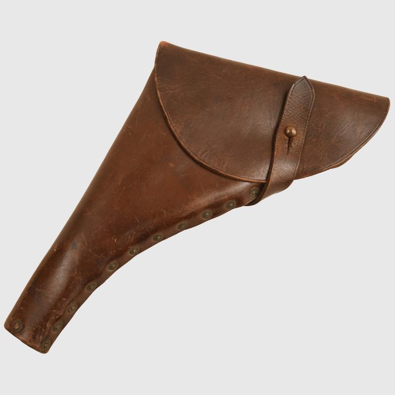 BRITISH WWI DATED NAVAL WEBLEY HOLSTER.