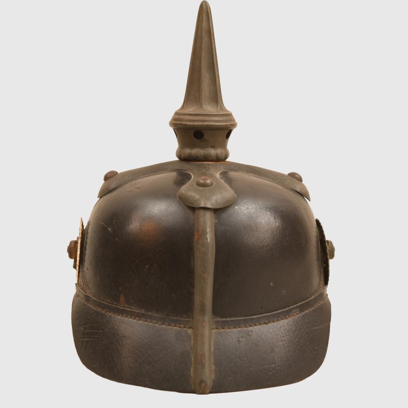 GERMAN WWI BAVARIAN ENLISTED CHEVAULEGER HELMET.