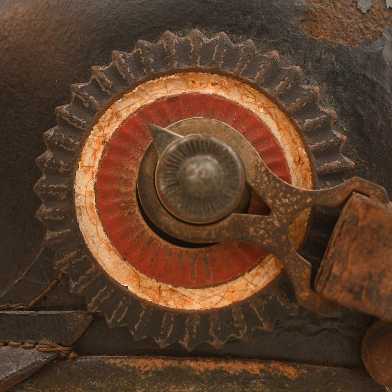 GERMAN WWI BAVARIAN ENLISTED CHEVAULEGER HELMET.
