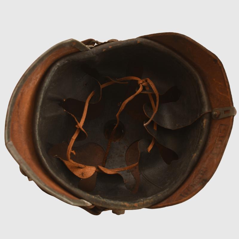 GERMAN WWI BAVARIAN ENLISTED CHEVAULEGER HELMET.
