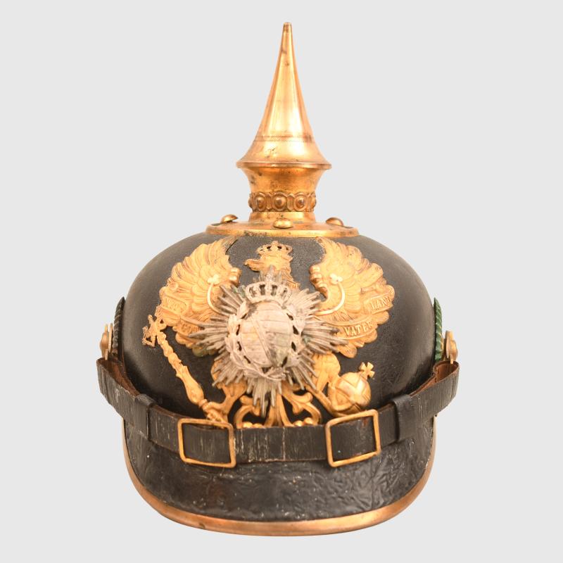 WWI IMPERIAL GERMAN THURINGEN INFANTRY REGIMENT NCO PICKLEHAUBE.