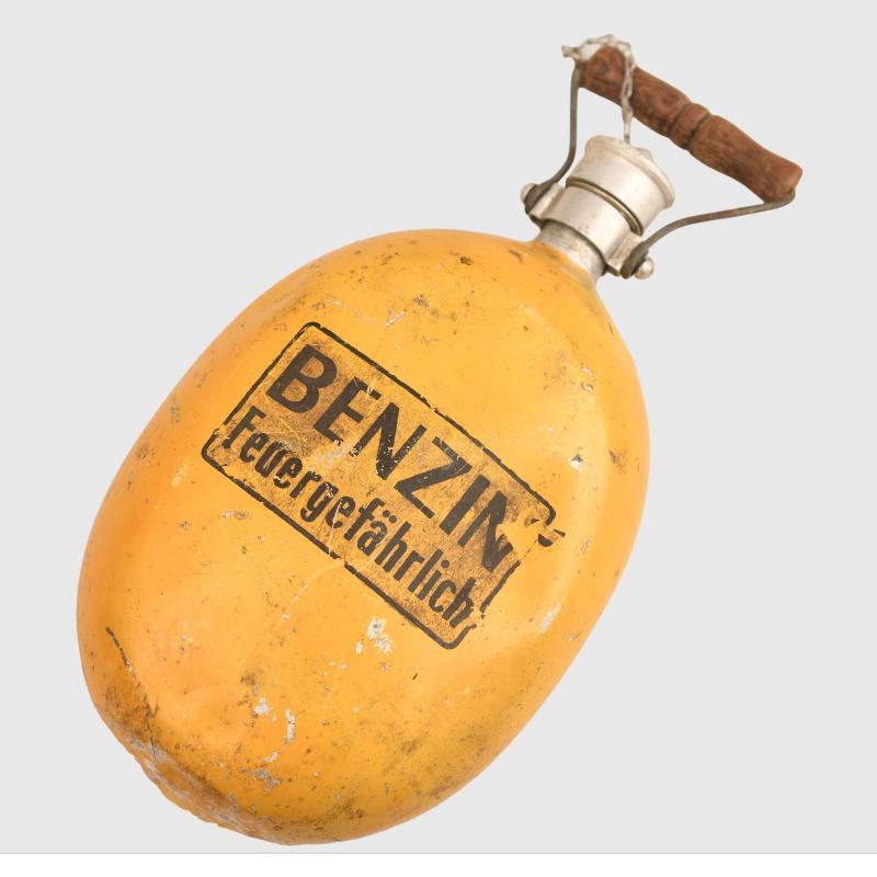 GERMAN WWII LUFTWAFFE SURVIVAL EQUIPMENT PETROL BOTTLE.