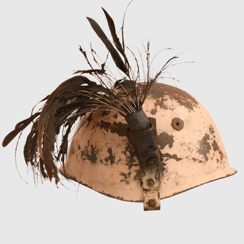 ITALIAN TROPICAL COMBAT HELMET.