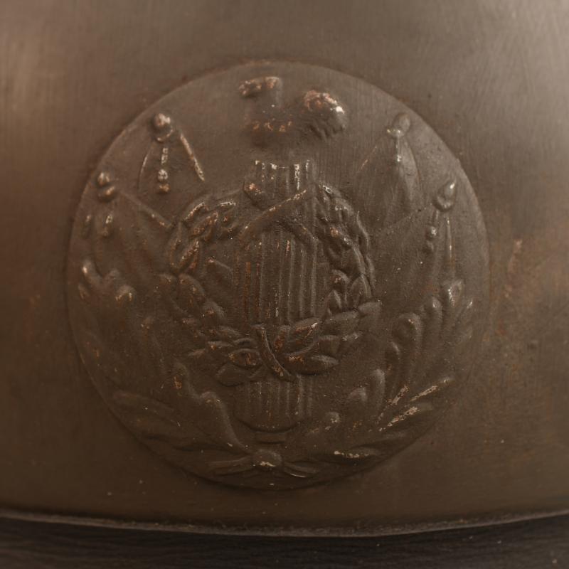 FRENCH 1940 RE-ISSUE ADMINISTRATION DEPARTMENT HELMET.