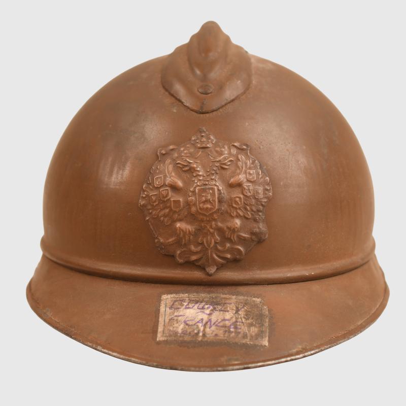 RUSSIAN WWI ADRIAN HELMET, SHELL ONLY.