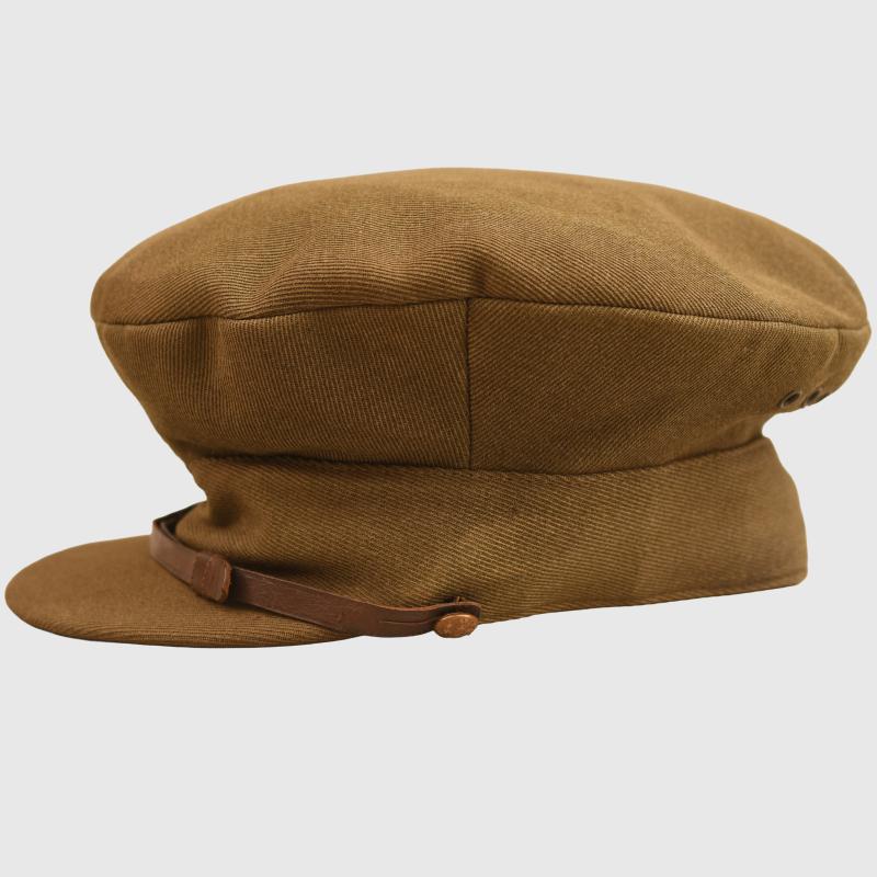 BRITISH WWI OFFICERS TRENCH FLOPPY CAP, DEPOT ISSUED.