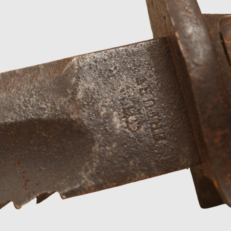 GERMAN WWI SAW BACK MAUSER BAYONET.