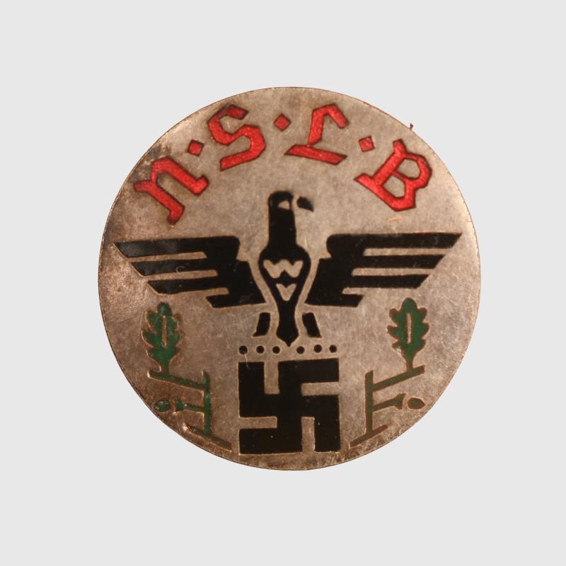 GERMAN WWII LEAGUE OF TEACHERS MEMBERSHIP BADGE.