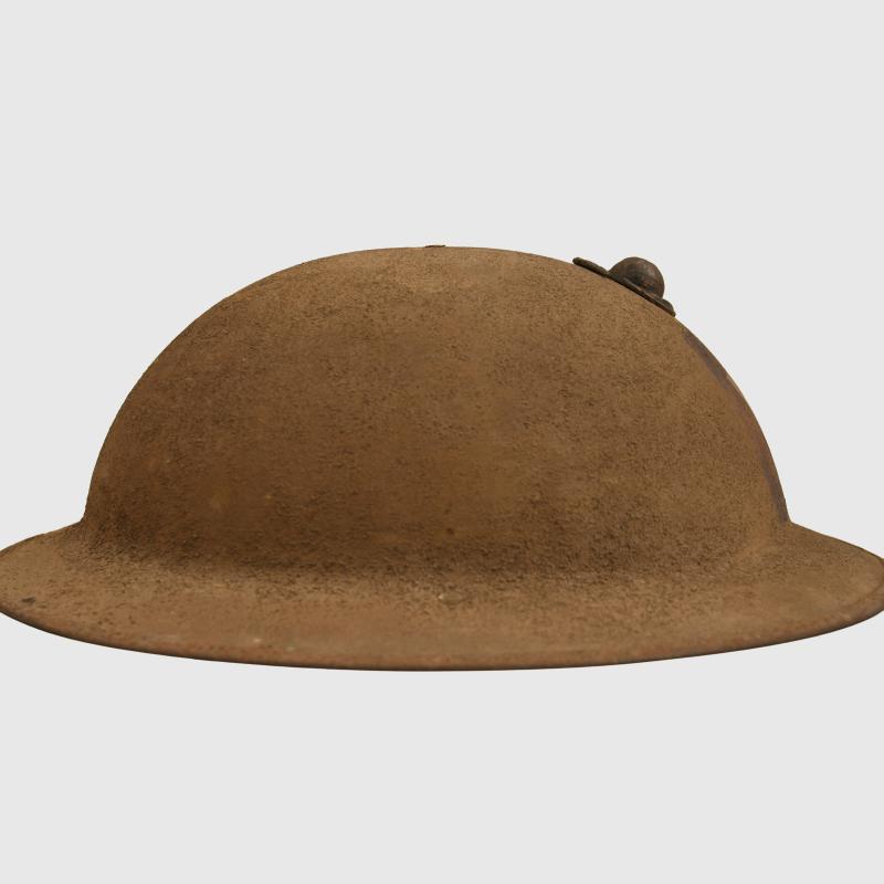 US WWI MARINE CORPS BRODIE HELMET.