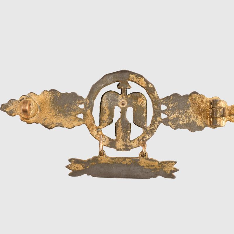 GERMAN WWII LUFTWAFFE DAY FIGHTER BAR WITH 200 PENDANT.