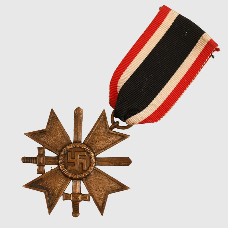 GERMAN WWII WAR SERVICE CROSS 2nd CLASS WITH SWORDS.