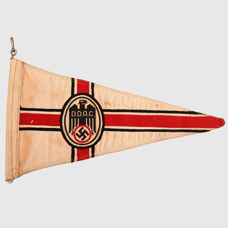 GERMAN WWII DDAC CAR PENNANT.