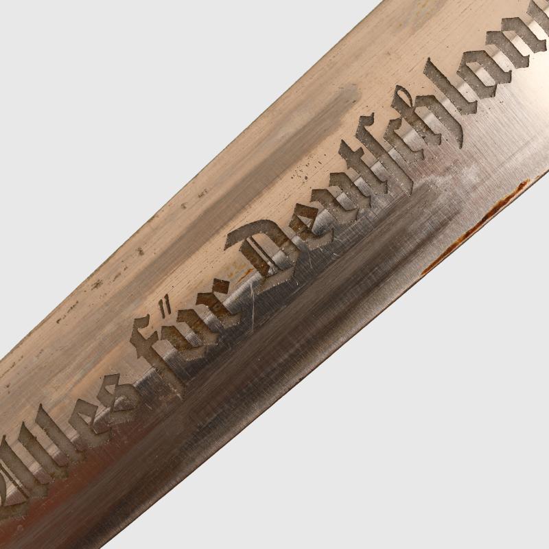 GERMAN WWII NSKK CHAINED OFFICERS DAGGER.