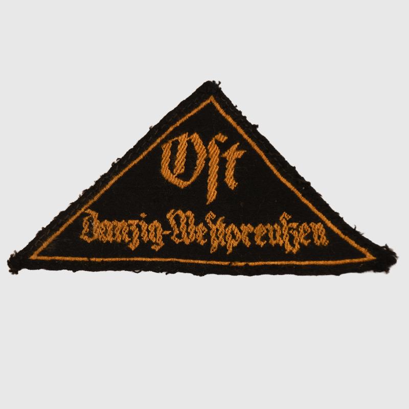 GERMAN WWII HITLER YOUTH DISTRICT TRIANGLE, EAST DANZIG WEST PRUSSIA.