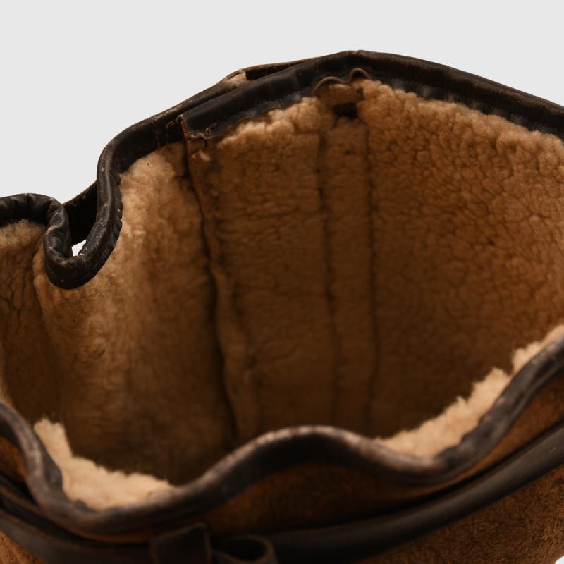 GERMAN WWII LUFTWAFFE SINGLE ZIP FLYING BOOTS.