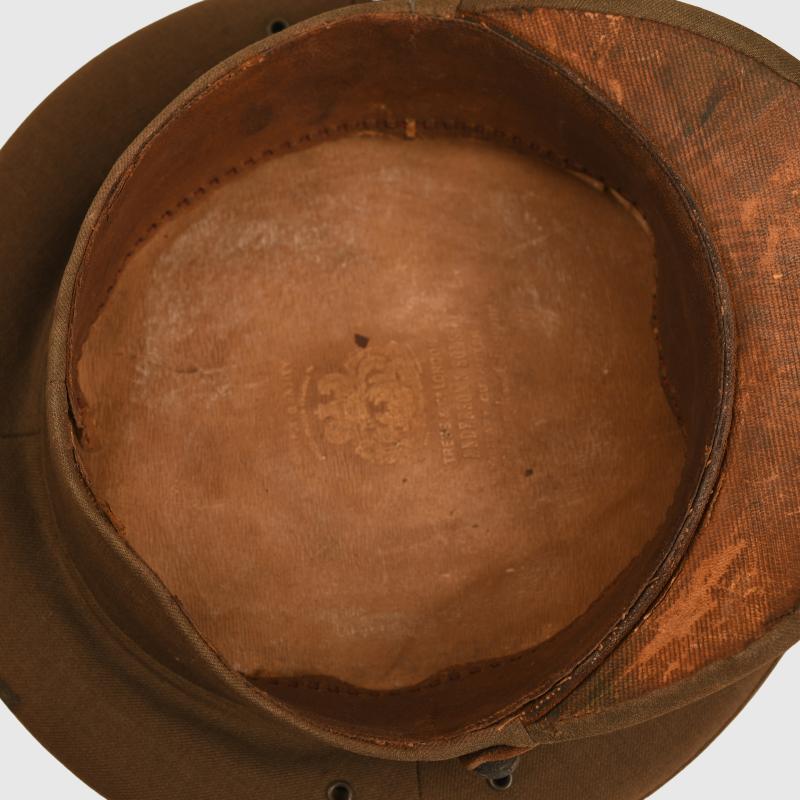 BRITISH WWI MACHINE GUN CORPS OFFICERS STIFF TOP CAP.