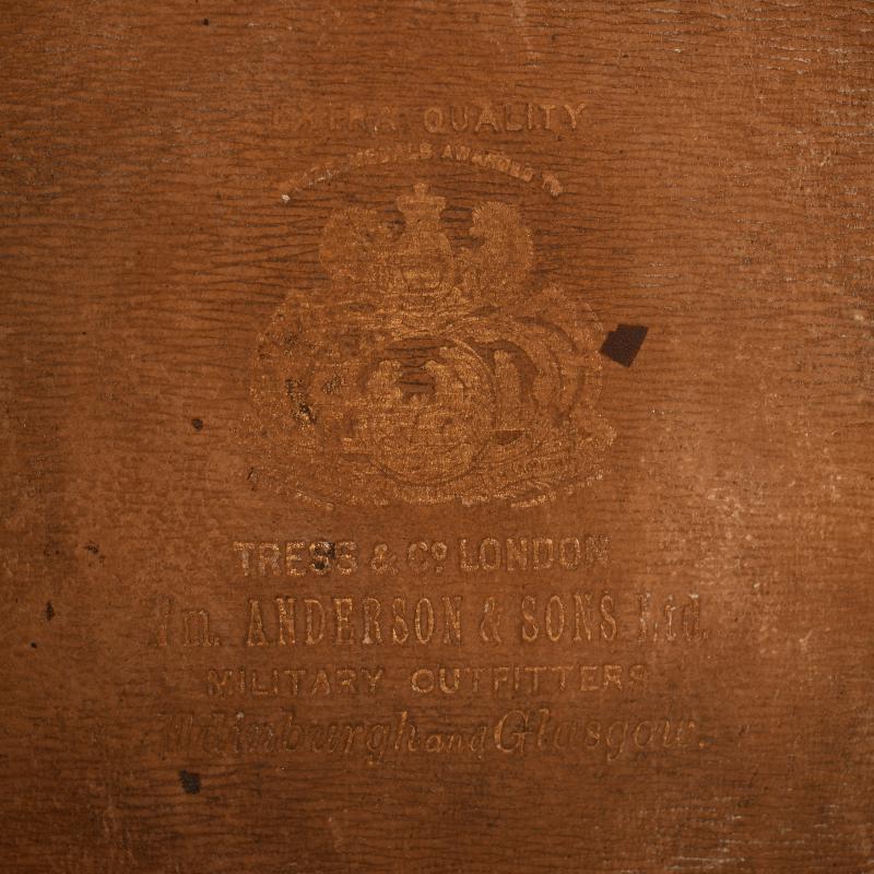 BRITISH WWI MACHINE GUN CORPS OFFICERS STIFF TOP CAP.