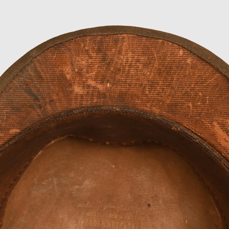 BRITISH WWI MACHINE GUN CORPS OFFICERS STIFF TOP CAP.