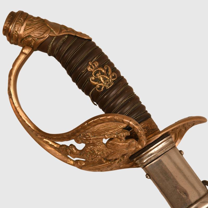 GERMAN WWI IMPERIAL GERMAN 1889 INFANTRY OFFICERS PRESENTATION SWORD.