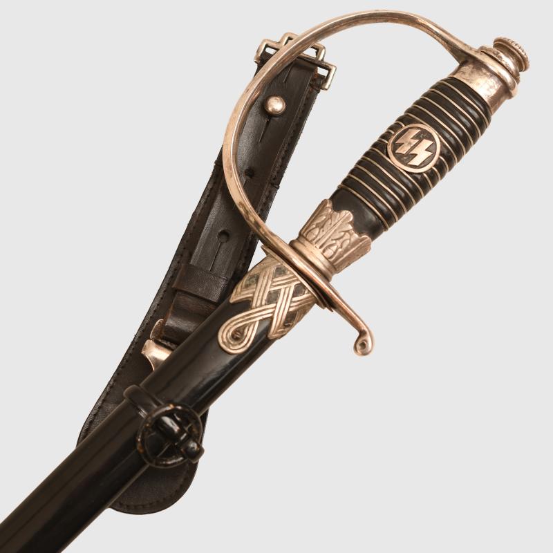 GERMAN WWII ALLGEMEINE SS OFFICERS SWORD.